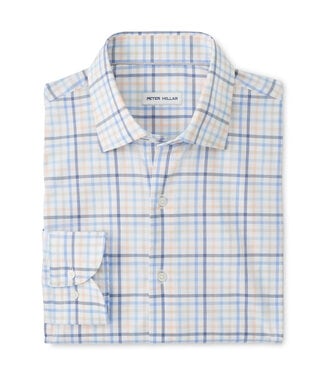 Peter Millar Warren Crown Lite Cotton-Stretch Sport Shirt