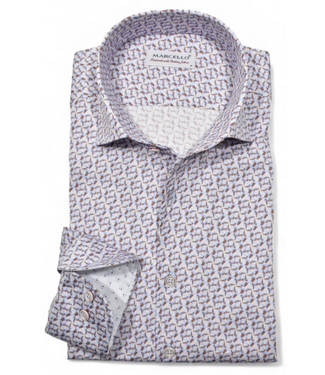 Cocoa Perforation Sport Shirt W116