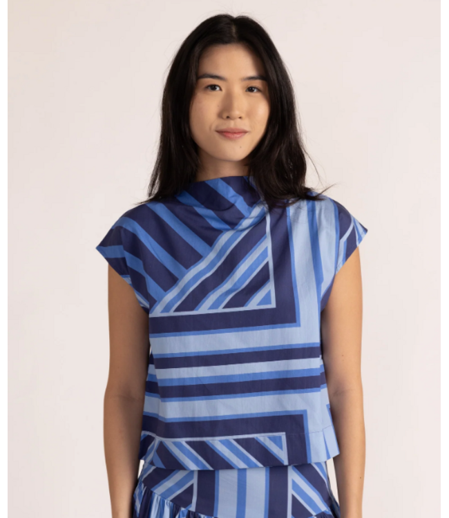 Thomas and Lourdes-Sadie Top Geo Stripe-12124P-S26