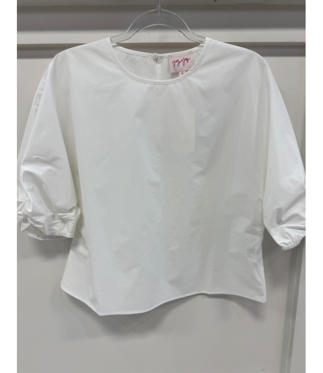 JOYJOY 76A4955 Twisted Cuff Top