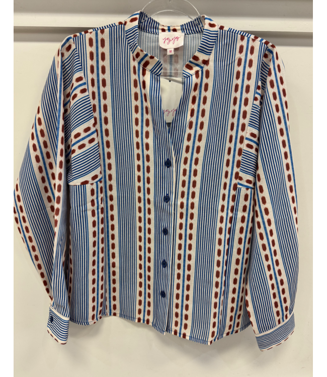 JOYJOY 76A4940 Contrast Shirt