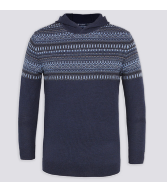 Turtleson Turtleson Anders Fairisle Hoodie- MT S0303