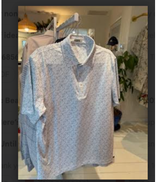 Gen Teal Genteal -High tide Offshore Printed Polo-4364-498-M