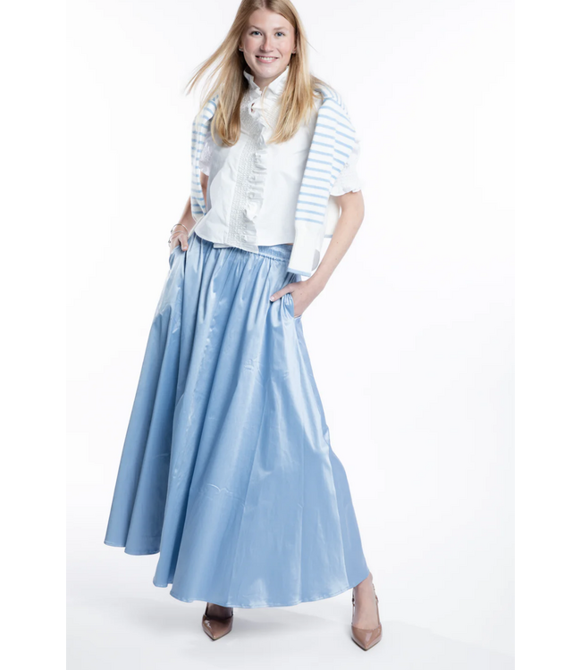 Burgess The Serena Satin Skirt