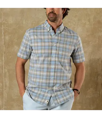 Millbrook Plaid SS Cotton Slub Sport Shirt
