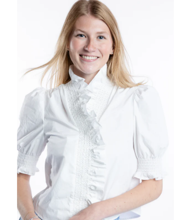 Burgess-The Kiki Ruffle Shirt-S140