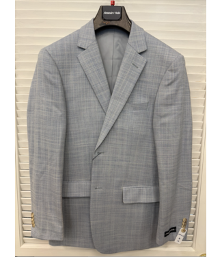 Novara Alessandro Vitello Sky Blue Slim Fit Sport Coat 567-11