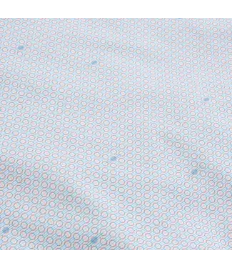 Gen Teal Gridline Printed Performance Polo