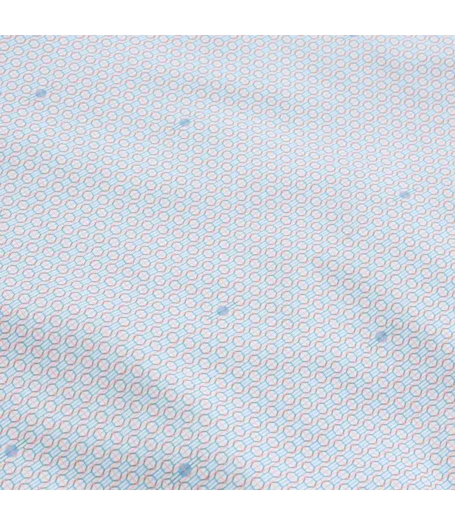 Gridline Printed Performance Polo