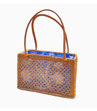 The Artisan and Company Faire-Rattan Mesh Handbag