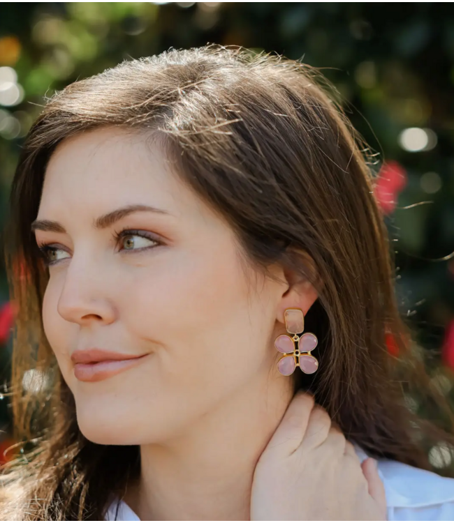 Allie Beads Emily Gemstone Earrings #455