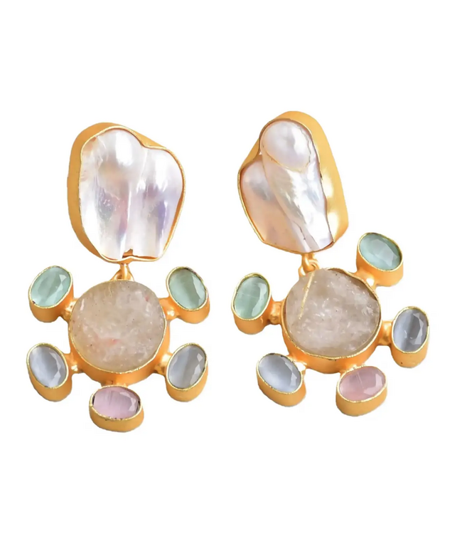 Allie Beads Sydney Gemstone Earrings #478