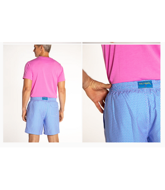 Michaels Swim Trunks Men's Cyclist Swim Trunks- Wave Print  SWVS2601C XL