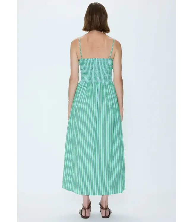 Pistola Bianca Shirred Bodice Dress