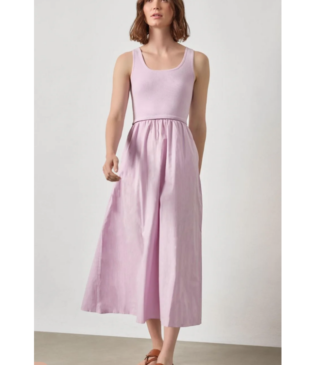 LILLA P PA32992 MIXED MEDIA SCOOP DRESS