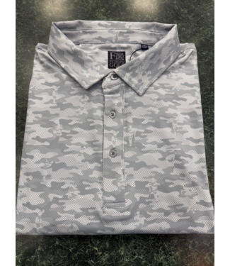 Golfing Men Camo Print Polo