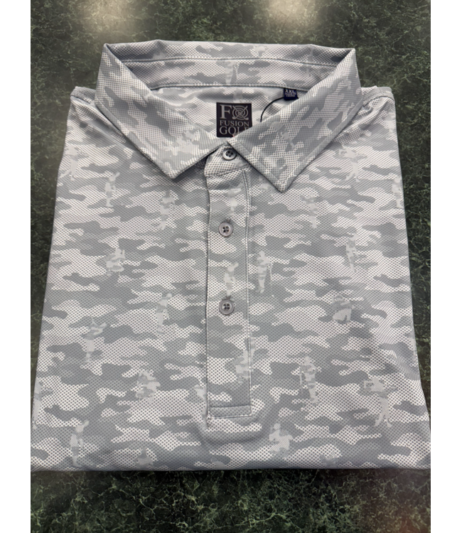 Golfing Men Camo Print Polo