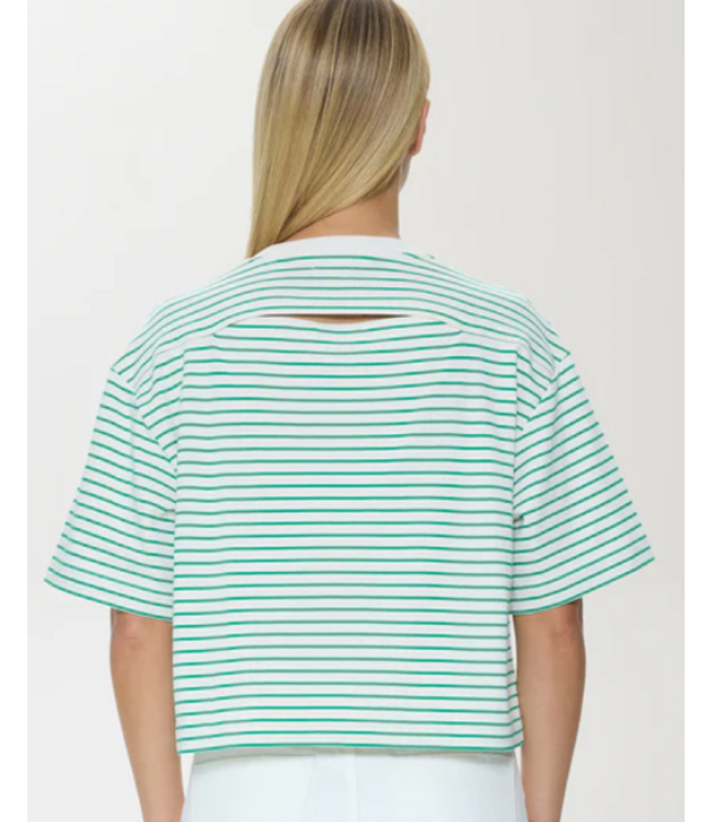 Pistola-Mae Vert Striped Tee