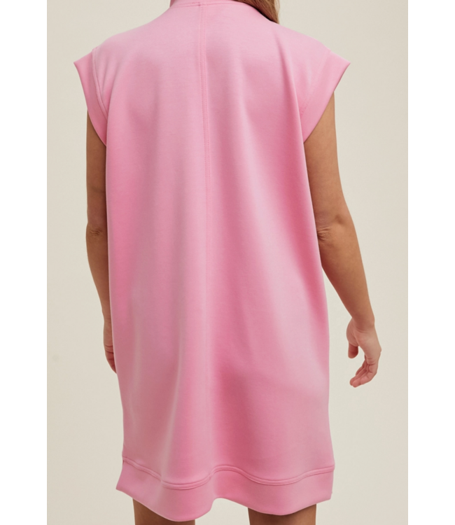 Wishlist Scuba Half Zip Mini Dress #10101