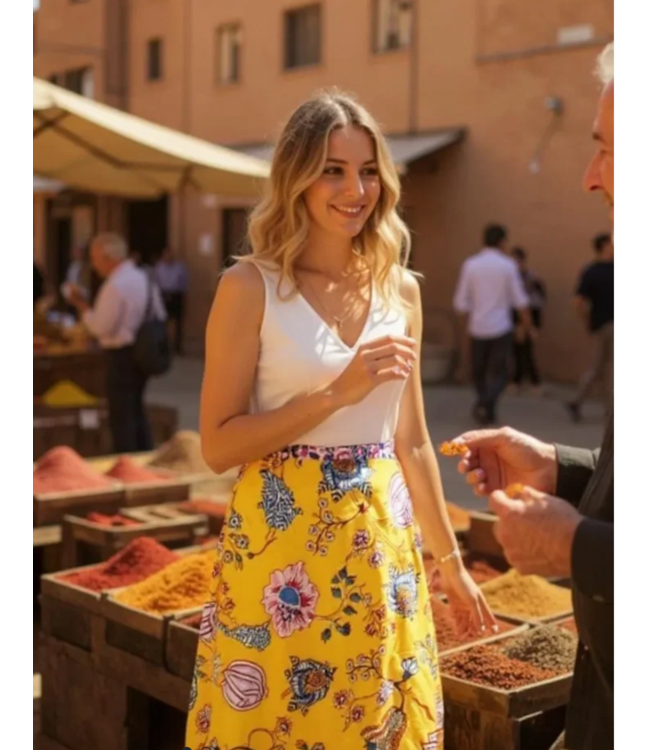 Farylina Maple Wrap Skirt