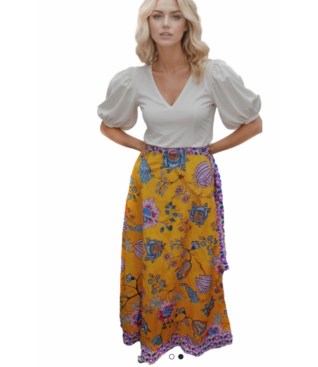 Farylina Maple Wrap Skirt