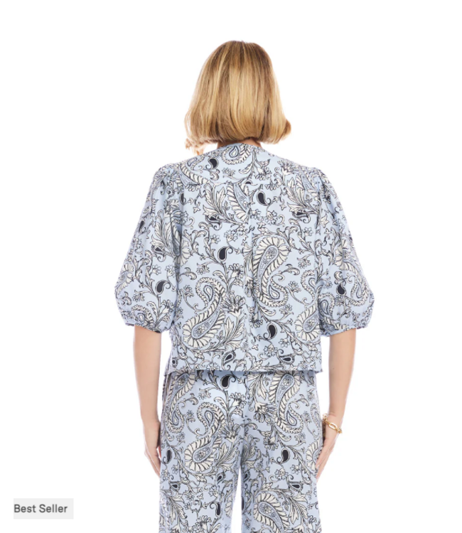 Karen Kane Puff Sleeve Top- 1L49101