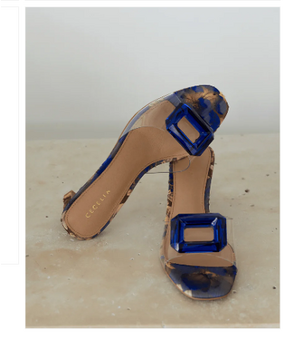 Cecelia New York Cecelia-Park Ave Jewel - Brocade blue