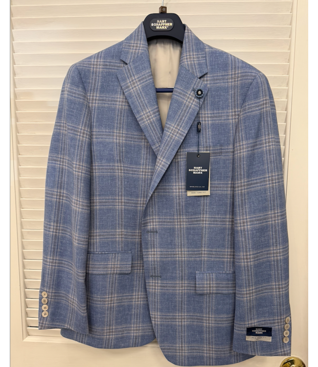 Medium Blue New York Fit Sport Coat D190137B0004