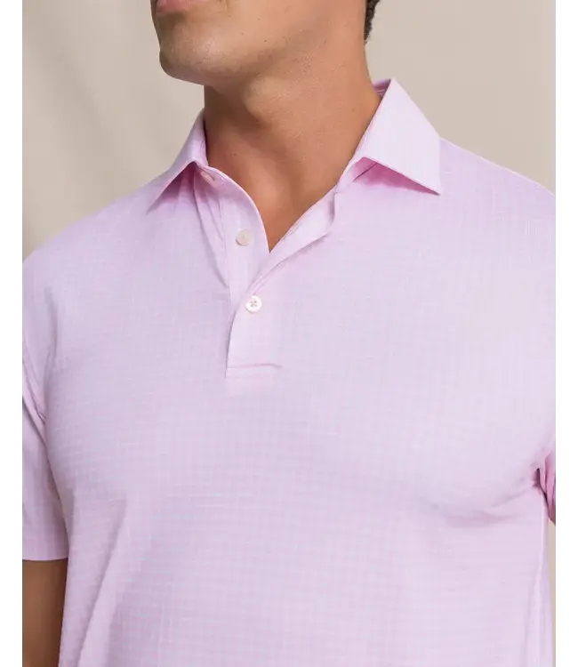 Driver Dunes Edge Plaid Polo