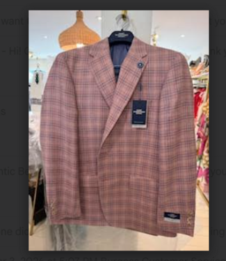 hart schafner marx Hart Schaffner Marx-Dusty Rose Sport Coat-F0102