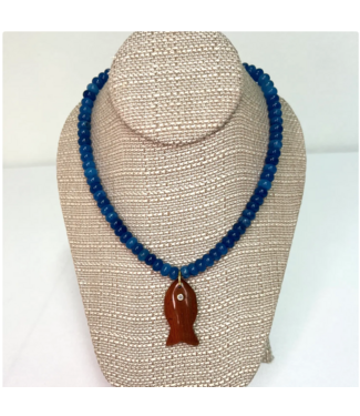 Merritt Millie Merritt Millie Coastal Fish Pendant Necklace