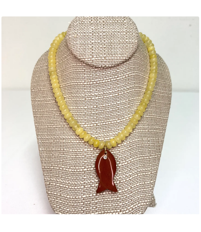 Merritt Millie Coastal Fish Pendant Necklace