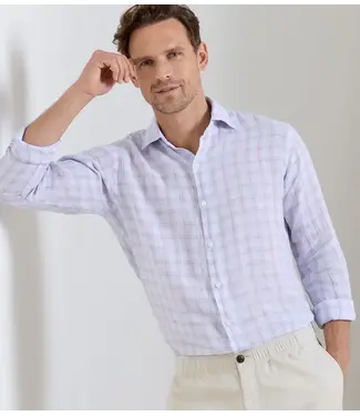 Peter Millar Frisbee Linen Sport Shirt