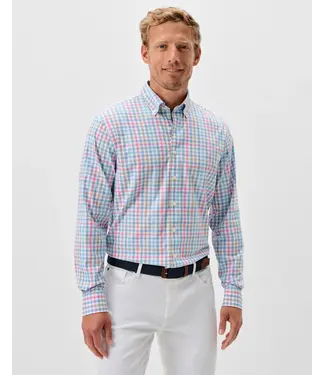 Yosef Check Everyday Performance Button Down Shirt