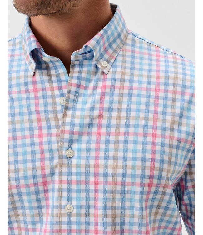 Yosef Check Everyday Performance Button Down Shirt