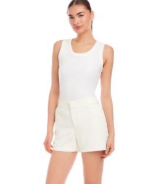 Fifteen Twenty Fifteen Twenty-Faux leather modern short-1F34022