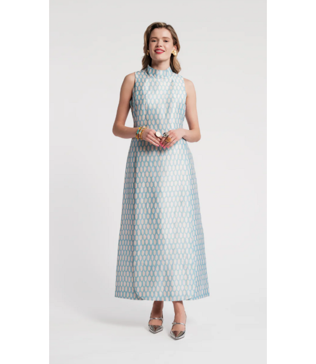 Frances Valentine Carlyle Maxi Dress Loop Print- 226AA114013