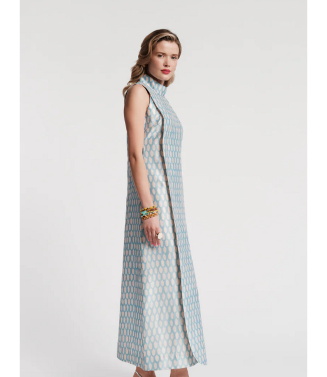 Frances Valentine Carlyle Maxi Dress Loop Print- 226AA114013