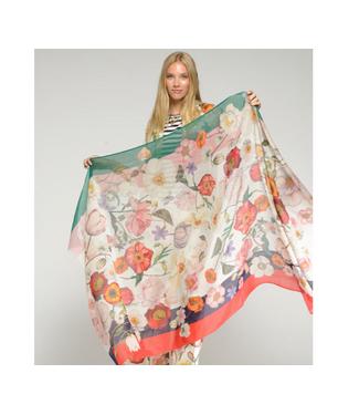 vilagalllo Vilagallo Cotton Blend Scarf
