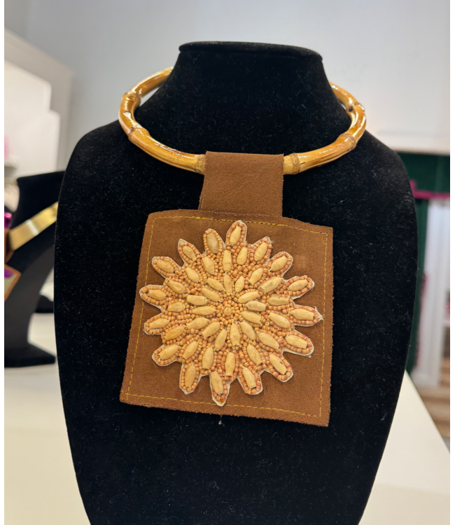 Orijinal Bamboo Wooden Bead Pendant