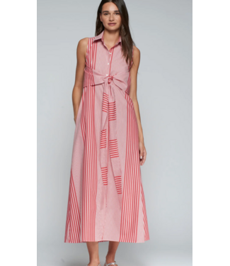vilagalllo Vilagallo #33516 Striped Shirt Dress