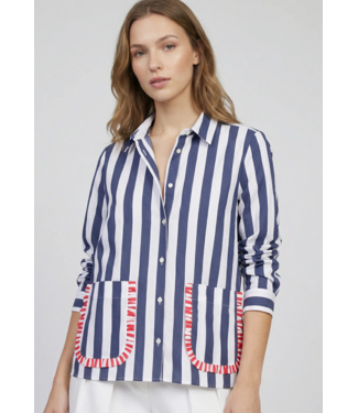 Vilagallo #33547 Striped Shirt