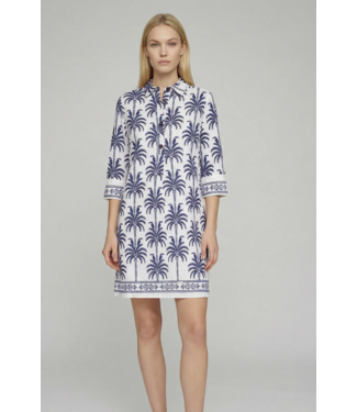 vilagalllo Vilagallo #33589 Palm Print Dress