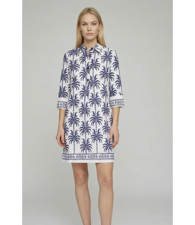 Vilagallo #33589 Palm Print Dress