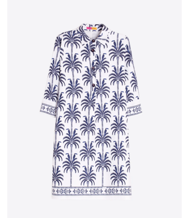 Vilagallo #33589 Palm Print Dress