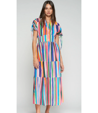 Vilagallo #33296 Striped Dress