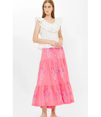 oliphant Oliphant Button Front Skirt #1113