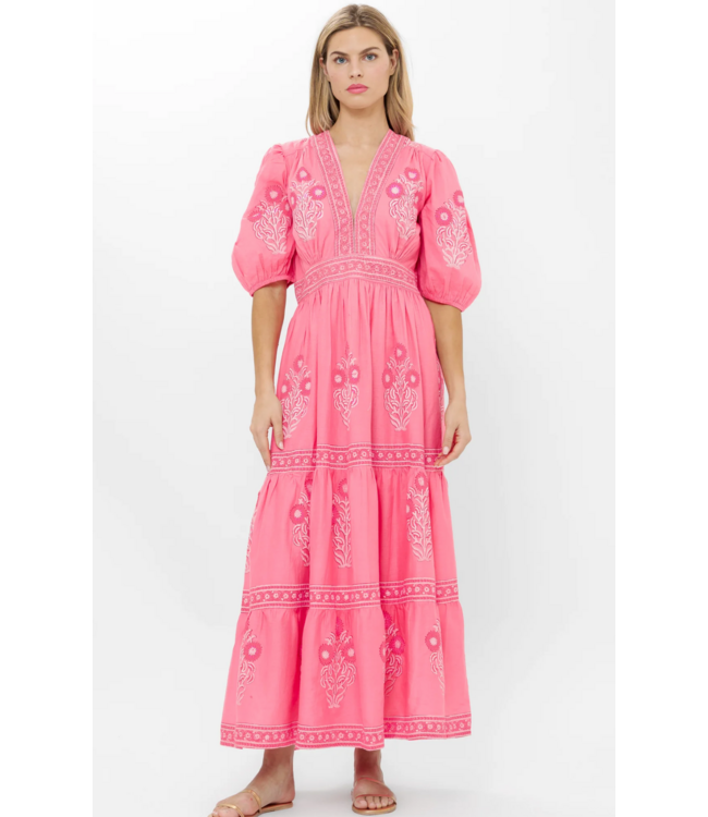 Oliphant V-neck Puffed Maxi #2277