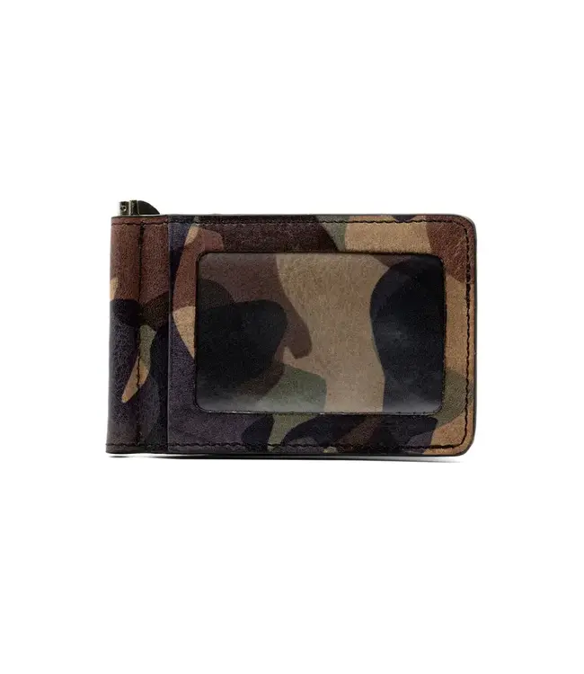 Hemingway Italian Saddle Leather CC Moneyclip