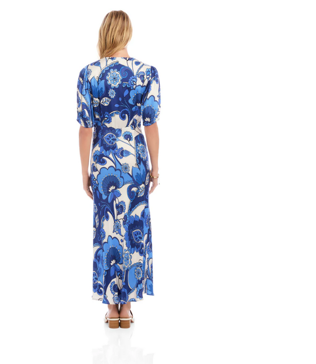 Karen Kane Puff Sleeve Bias Dress #49400